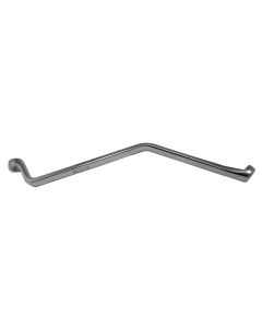 VIMBB511 image(0) - VIM Tools 11 mm Brake Bleeder Wrench, Chrome Double Box