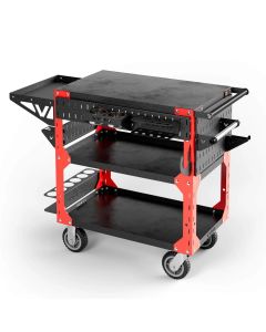 VYPX32-FLPKG-R image(0) - Vyper Industrial Fully Loaded X32 Series 1250lb Capacity Tool Cart - Red