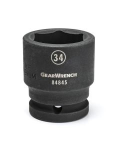 KDT84858 image(0) - GEARWRENCH 3/4 Inch Drive 6 Point Standard Impact Metric Socket 47mm