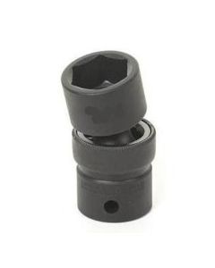 GRE2138U image(0) - Grey Pneumatic 1/2" Drive x 1-3/16"  Standard Universal- 12 Point Socket - Black