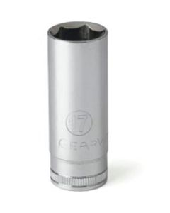 KDT80144 image(0) - GearWrench 1/4 Inch Drive 6 Point Deep Metric Socket 9mm