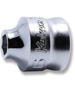 KKN3400MZ-6 image(0) - Ko-ken USA 3/8 Sq. Dr. 6-Point Z-Series Metric Chrome Socket in 6mm