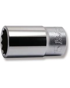 KKN3305X-15 image(0) - Ko-ken USA 3305X-15 3/8 Square Drive Socket 15 mm 12 Point Length 40 mm