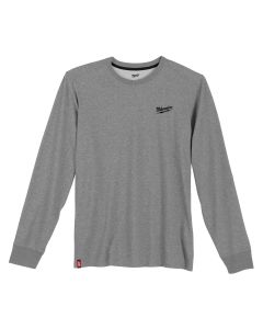 Milwaukee Tool HYBRID WORK TEE - LS GRAY S