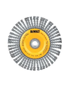 DWTDW4936 image(0) - DEWALT Dw4936 6-Inch X 5/8-Inch Carbon Stringer Wire Wheel, 6-Pack