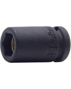 KKN12400MG-4 image(0) - Ko-ken USA 12400MG-4 1/4 Square Drive Socket 4 mm 6 Point Length 23 mm Magnet