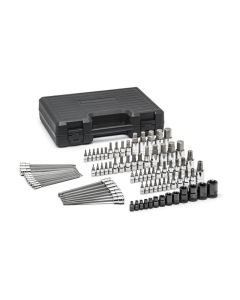 KDT80742 image(0) - GEARWRENCH 84 Piece 1/4 Inch, 3/8 Inch & 1/2 Inch Drive Hex/Ball End Hex/Tamper Proof Torx/External Torx/Torx SAE/Metric Bit Set