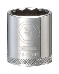 DEWALT 001Pc 38Dr Socket-12Pt-3/4