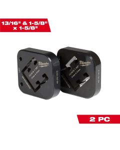 MLW49-16-1513 image(0) - Milwaukee Tool 13/16 Inch & 1-5/8 Inch x 1-5/8 Inch Combination Strut Shearing Dies
