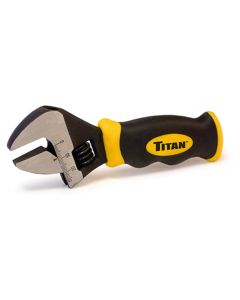 TIT11060 image(0) - Titan Stubby Adjustable Wrench - 8 Inch