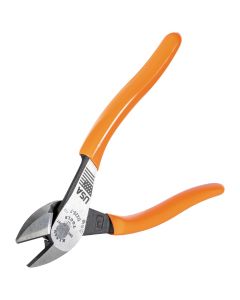KLED228-7 image(0) - Klein Tools Diag-Cutting Pliers Hi-Leverage Curved Handles 7"