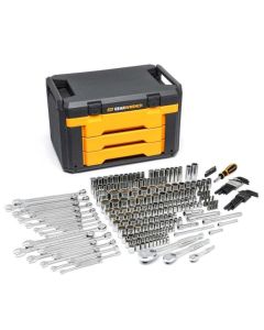 KDT80942 image(0) - GEARWRENCH 239 Piece Mechanics Tool Set Inch 3 Drawer Storage Box