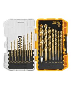 DWTDW1342 image(0) - DEWALT Titanium Drill Bit Set, 21-Piece