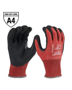 Milwaukee Tool Cut Level 4 Coated Nitrile Dipped Gloves - XXL