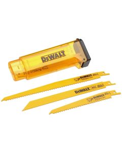 DWTDW4898 image(0) - DEWALT Reciprocating Saw Blades, Bi-Metal Set With Case, 10-Piece