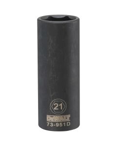 DWTDWMT73951OSP image(0) - DEWALT Dwmt 6Pt 1/2'' Dr Dp Im Skt 21 Mm