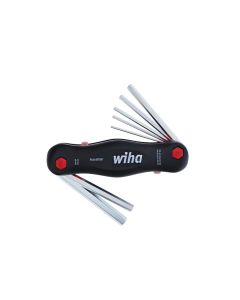 WIH35195 image(0) - Wiha Tools 7 Piece PocketStar Fold-Out Hex Key Set - Metric