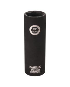 DWTDW22902 image(0) - DEWALT 3/4-Inch Impact Ready Deep Socket For 1/2-Inch Drive