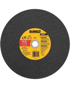 DWTDW8022 image(0) - DEWALT Cutting Wheel For Metal, A24N Abrasive, 12-Inch X 1/8-Inch X 1-Inch