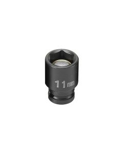 GRE911MG image(0) - Grey Pneumatic 1/4" Drive x 11mm Magnetic Standard Socket