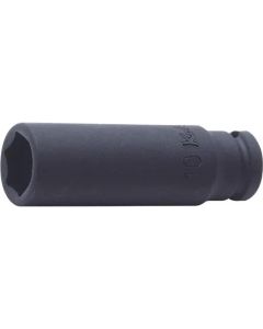 KKN12300G-12 image(0) - Ko-ken USA 12300G-12 1/4 Square Drive Socket 12 mm 6 Point Length 48 mm Slide Magnet