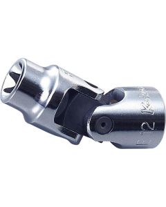 KKN3440T-E12 image(0) - Ko-ken USA 3440T-E12 3/8 Square Drive Universal TORX E12 Socket - Length 48.8 mm
