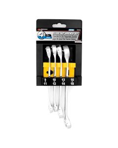WLMW30431 image(0) - Wilmar Corp. / Performance Tool 4 Piece Metric Flare Nut Wrench