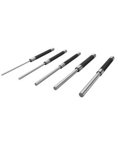 WLMW758 image(0) - Wilmar Corp. / Performance Tool 5 Piece 8" Long Pin Punch Set