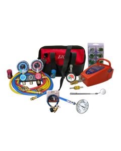 FJC R-1234yf A/C TOOLS IN A TOTE