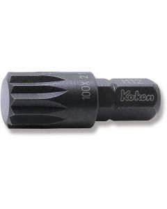 KKN100X-32-M12 image(0) - Ko-ken USA 100X.32-M12 5/16 Hex Drive Bit XZN M12 Length 32 mm