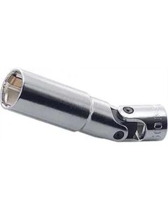 KKN4340C-16 image(0) - Ko-ken USA 4340C-16 1/2 Square Drive Universal 6 Point Clip Type Spark Plug Socket 16 mm