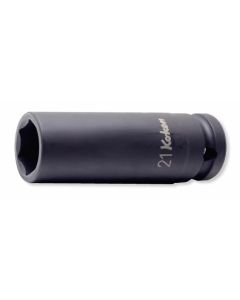 KKN14113M-17 image(0) - Ko-ken USA 14113M-17 1/2 Sq. Dr. Wheel Nut Socket 17mm 6 point Length 80mm
