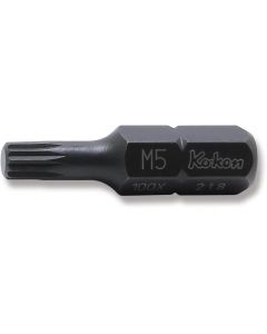 KKN100X-32-M5 image(0) - Ko-ken USA 100X.32-M5 5/16 Hex Drive Bit XZN M5 Length 32 mm