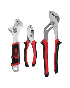 WLMW1733 image(0) - Wilmar Corp. / Performance Tool 3 Piece Pliers & Wrench Set