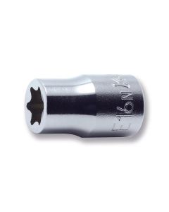 KKN4425-E16N image(0) - Ko-ken USA 4425-E16N 1/2 Square Drive Socket TORX E16N Low Profile Length 37 mm
