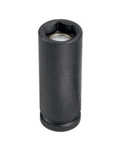 GRE2016MDG image(0) - Grey Pneumatic 1/2" Drive x 16mm Magnetic Deep Socket