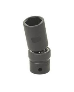 GRE2014UMD image(1) - Grey Pneumatic 1/2" Drive x 14mm Deep Universal Socket 6 Point - Black
