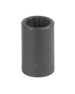 GRE1122M image(0) - Grey Pneumatic 3/8" Drive x 22mm 12 Point Standard Socket