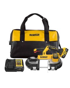 DWTDCS379P1 image(0) - DeWalt 20V MAX* XR Dual Trigger Mid-Size Bandsaw (5.0Ah Battery Kit)