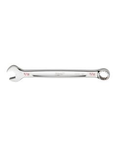 MLW45-96-9422 image(1) - Milwaukee Tool 11/16" SAE Combination Wrench, 12-Point, Steel, Chrome, Ergonomic, I-Beam Handle