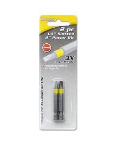 TIT16230 image(0) - TITAN 2-PC 1/4 INCH SLOTTED 2 INCH POWER BITS