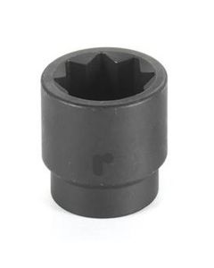 GRE2536S image(0) - Grey Pneumatic 1/2" Drive x 1-1/8" Standard - 8 Point Socket