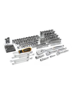 KDTGW90MCBMTS image(0) - GEARWRENCH 185 Piece 1/4", 3/8&rdquo; & 1/2" Drive 90T SAE/Metric Mechanics Hand Tool Set