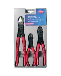 KNP002005US image(1) - KNIPEX 3-Piece High Leverage Diagonal Cutter Set