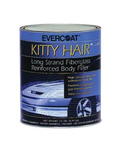 FIB869 image(0) - Fibre glass Evercoat KITTY HAIR 100869 Long Strand Fiberglass Reinforced Body Filler, 1 gal Can, Paste, Long Strand