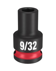 Milwaukee Tool SHOCKWAVE Impact Duty  3/8" Drive 9/32" Standard 6 Point Socket
