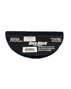 TADAF4416H image(0) - Trade Associates Dura-Block 6” Half Round Hook & Loop “TACO” Hard Sanding Block