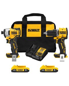 DWTDCK225D2 image(0) - DEWALT ATOMIC 20V MAX* Brushless Compact Drill/Driver and Impact Driver Combo Kit
