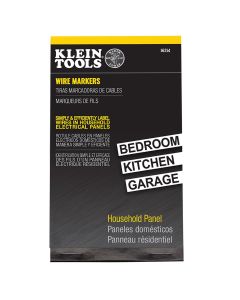 Klein Tools Wire Marker Book, 277/480V 3 Phase 1-48