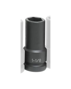 GRE4036DT image(0) - Grey Pneumatic 1" Drive x 1-1/8" Extra-Deep Thin-Wall Socket